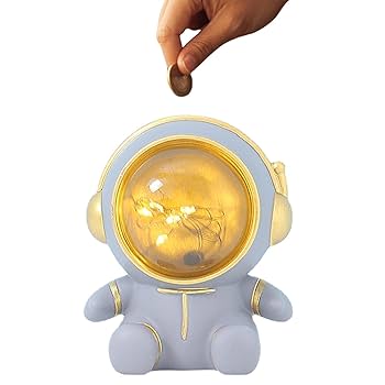 Amazon.co.jp: キッズ貯金箱 | 漫画宇宙飛行士ミニコイン銀行